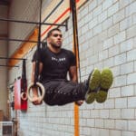 Anelli da ginnastica crosstraining in legno 32 mm cinghie regolabili 3 1