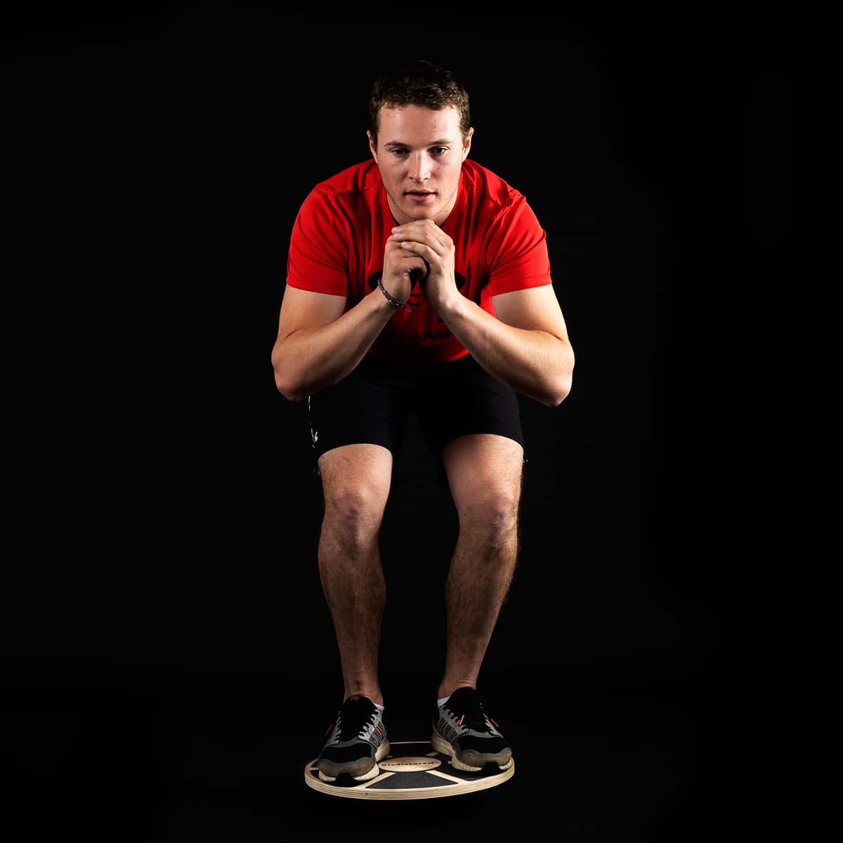 Quadro de equilíbrio de madeira para equilíbrio e coordenação Ø 39cm Quadro de equilíbrio de madeira para equilíbrio e coordenação Ø 39cm