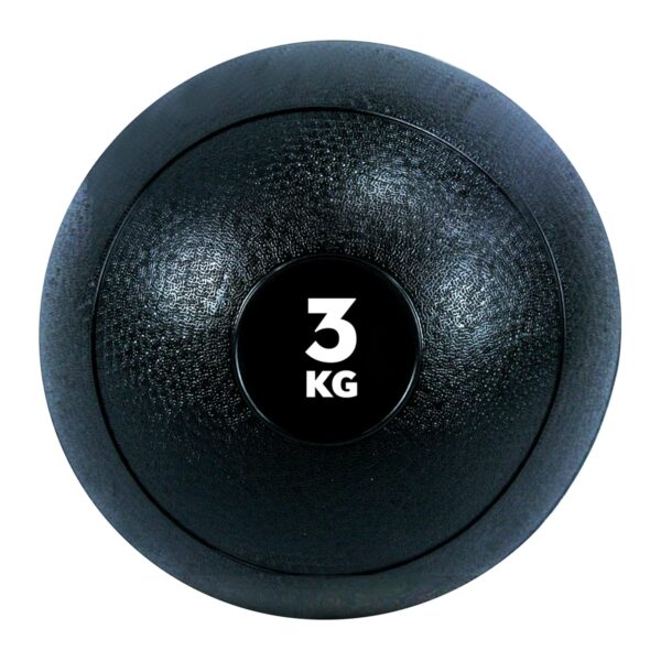 Balle lestée fitness "Slam Ball" en caoutchouc GladiatorFit - 3 KG