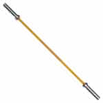 Aluminium bar 180cm bore 50mm 2 stop discs 1