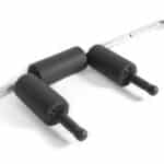 Barra de agachamento em aço de segurança 220cm diâmetro 50mm 2 discos de paragem 1 1