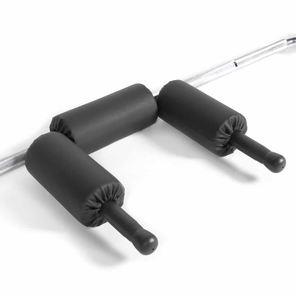 Barra de agachamento em aço de segurança 220cm diâmetro 50mm 2 discos de paragem 1 1