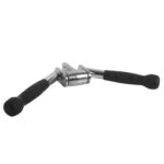 Barre triceps en V en acier pour traction tirage a la poulie 3