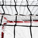 Unihockeytor Floorball aus Stahl 160x115x60cm 4