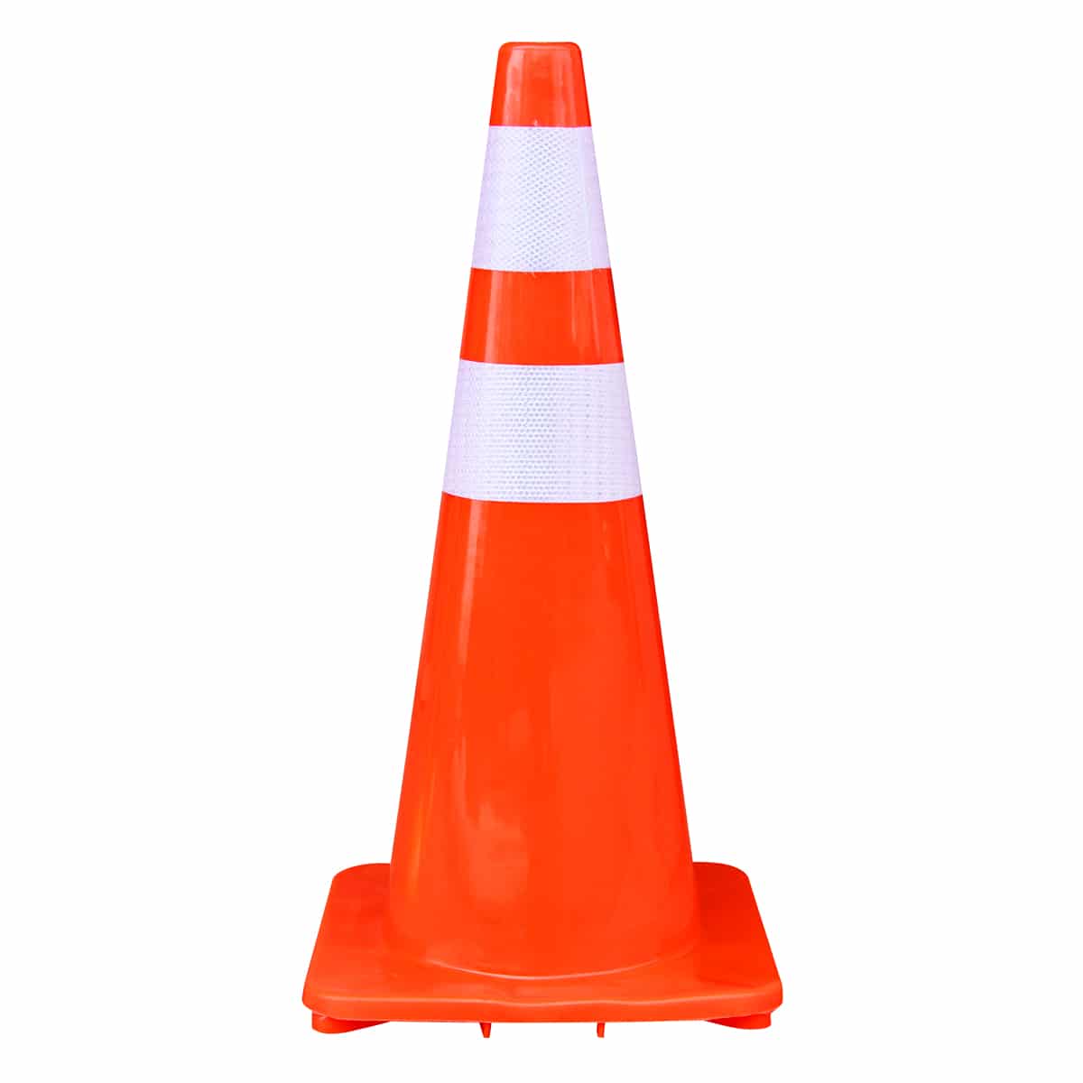 Multipurpose PVC boundary marker cone 34.5x34.5x70