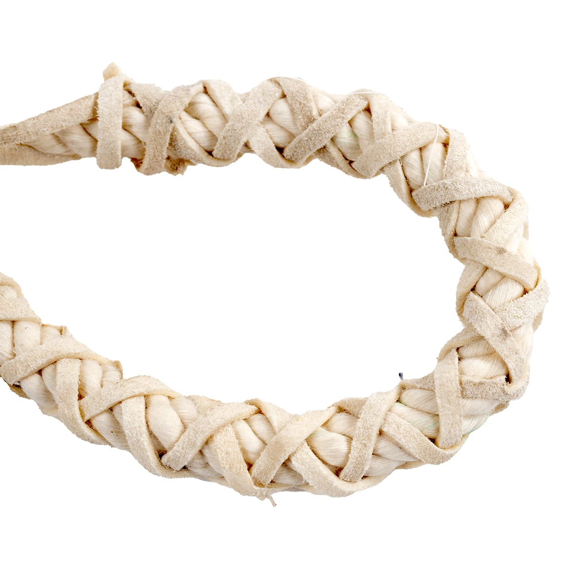 Corde a sauter en chanvre avec poignees bois 3m 3 1