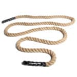 Cross training hemp climbing rope 38mm x 4.50m without hook 1 1