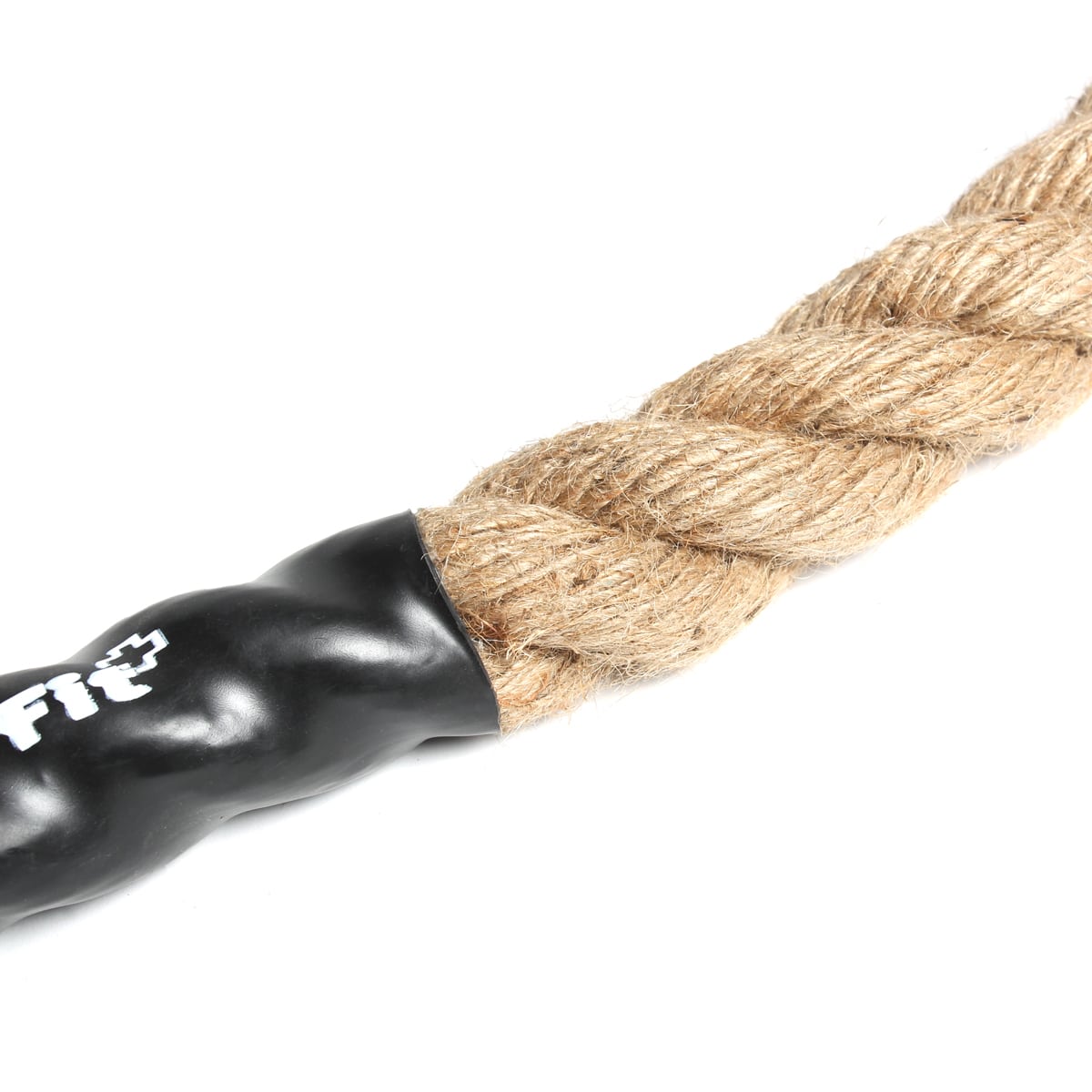 Cross training hemp climbing rope 38mm x 4.50m without hook 2 1