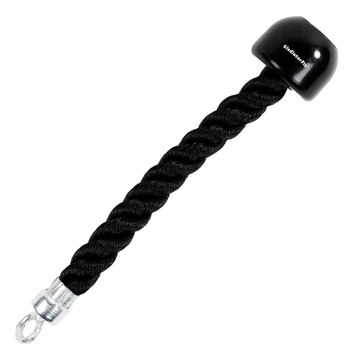 Corde triceps nylon a poignee 39cm pour traction tirage a la poulie 5