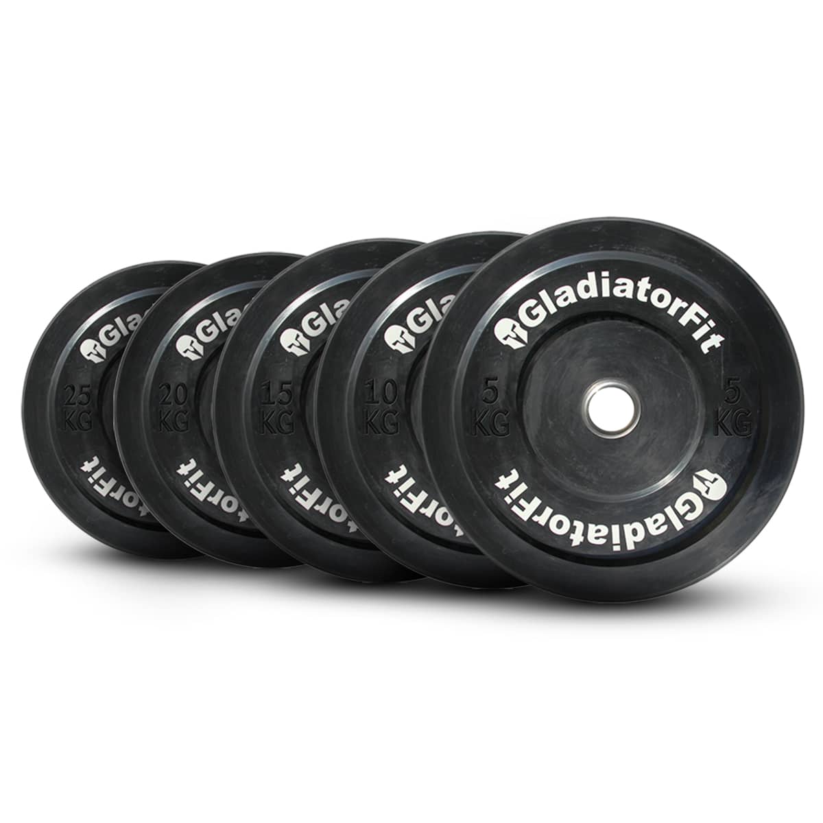 Olympische Scheibe schwarz gummibeschichtet O 51mm 1 1