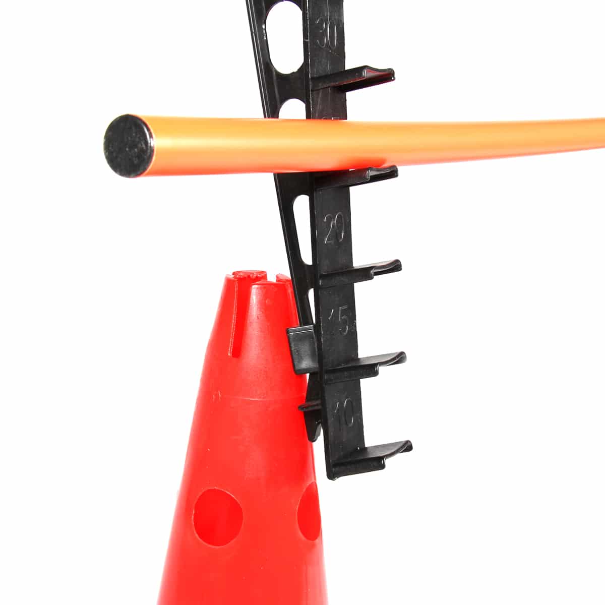 Multifunctional, adjustable PVC hedge with 2 perforated cones 2 1