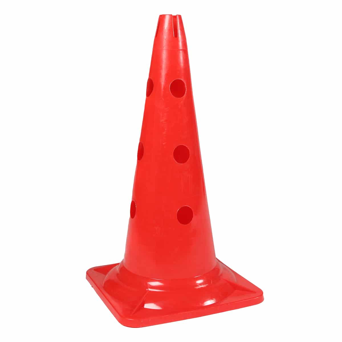 Multifunctional, adjustable PVC hedge with 2 perforated cones 3 1