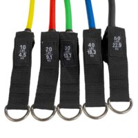 Kit de tubos de resistência com saco de alças 3