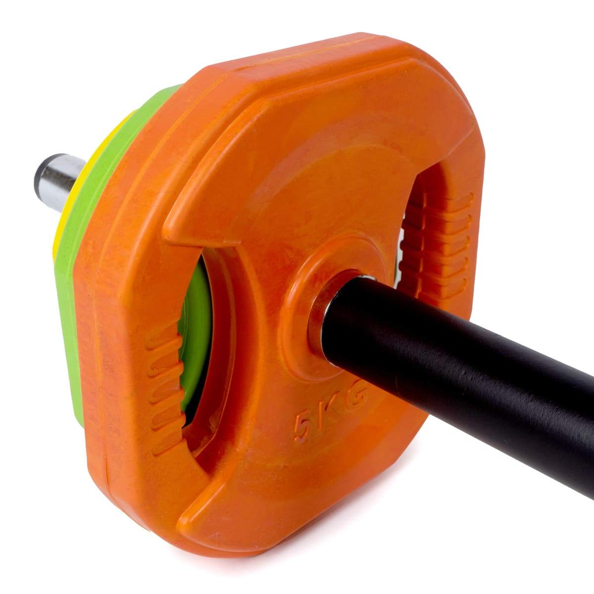 Kit per allenamento con i pesi con 6 dischi bar 2 dischi di arresto 31 mm 3