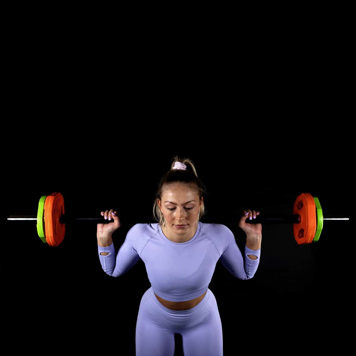 Kit per allenamento con i pesi con 6 dischi bar 2 dischi di arresto 31 mm 7