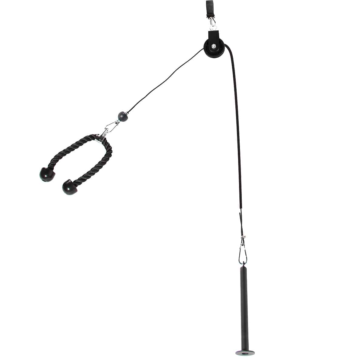 Carrucola-muscolazione-stazione-di-traino-braccia-80kg-carico-max Pulley bodybuilding stazione di trazione del braccio 80kg carico massimo 4