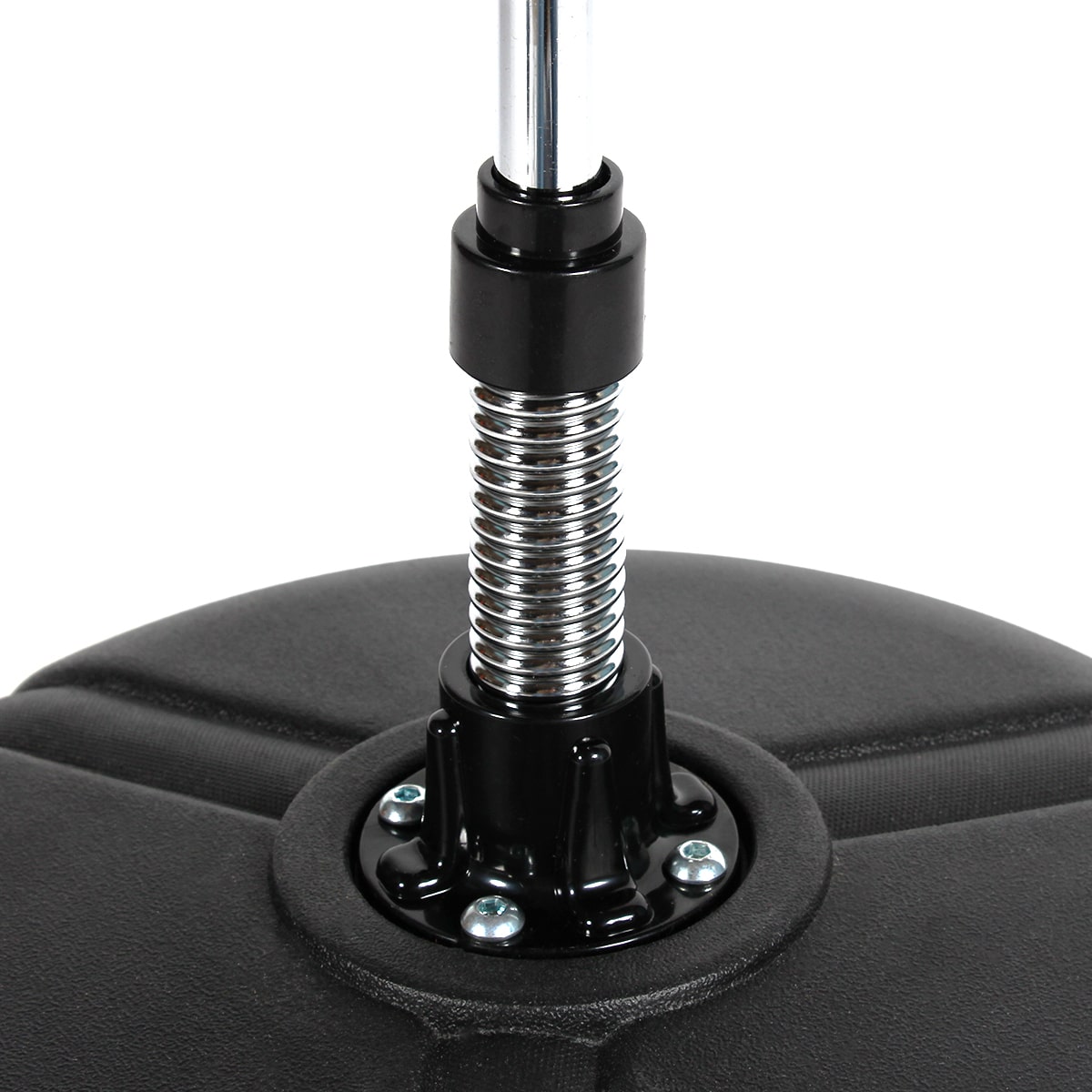 Saco de boxe ajustável em altura 125 158 cm base 4 1