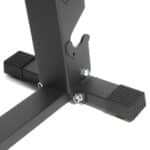 Rack de rangement arbre en acier 120cm pour 10 paires dhalteres 4