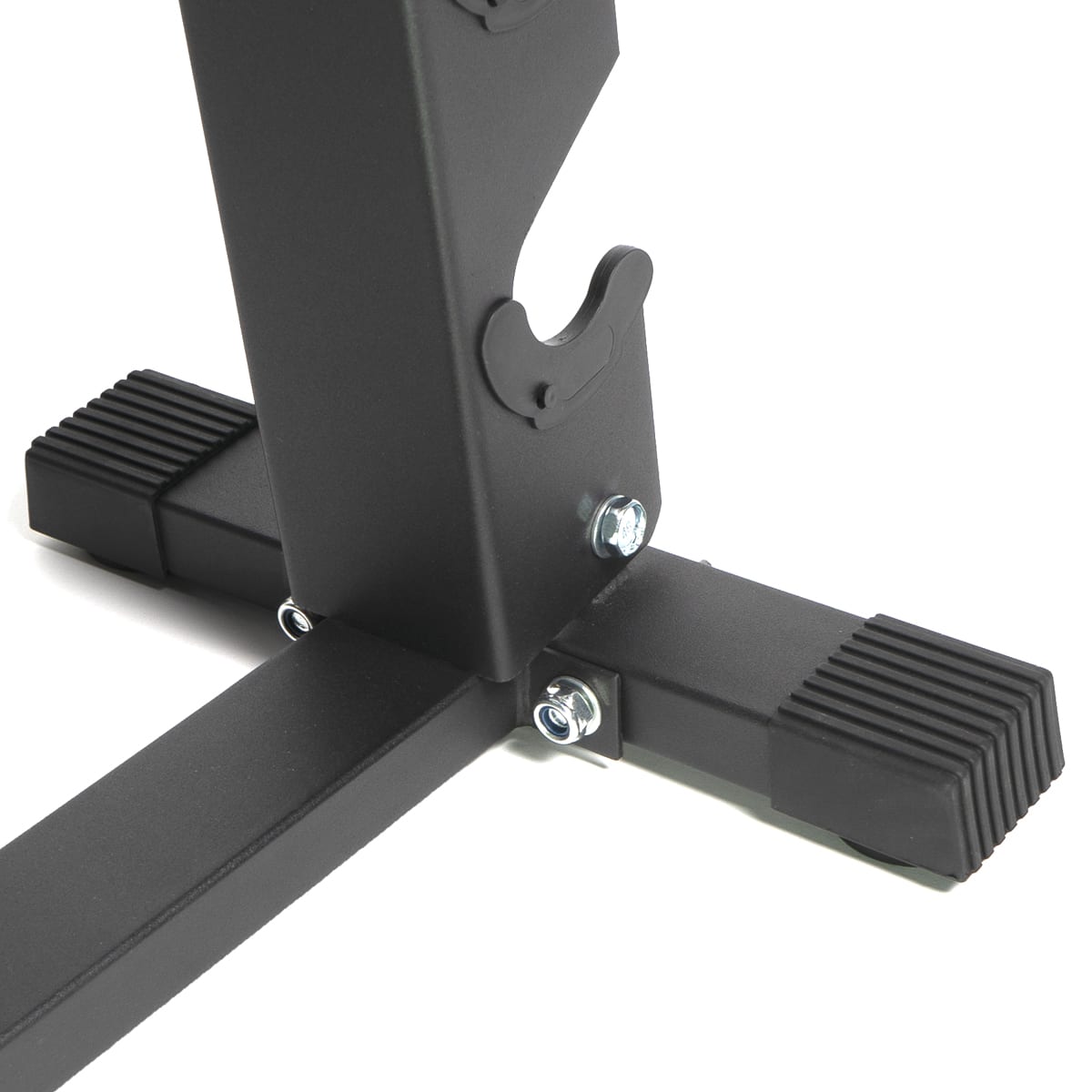 Rack de rangement arbre en acier 120cm pour 10 paires dhalteres 4