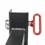 Station support dips en acier pour cage de cross training 70x70x10cm 5