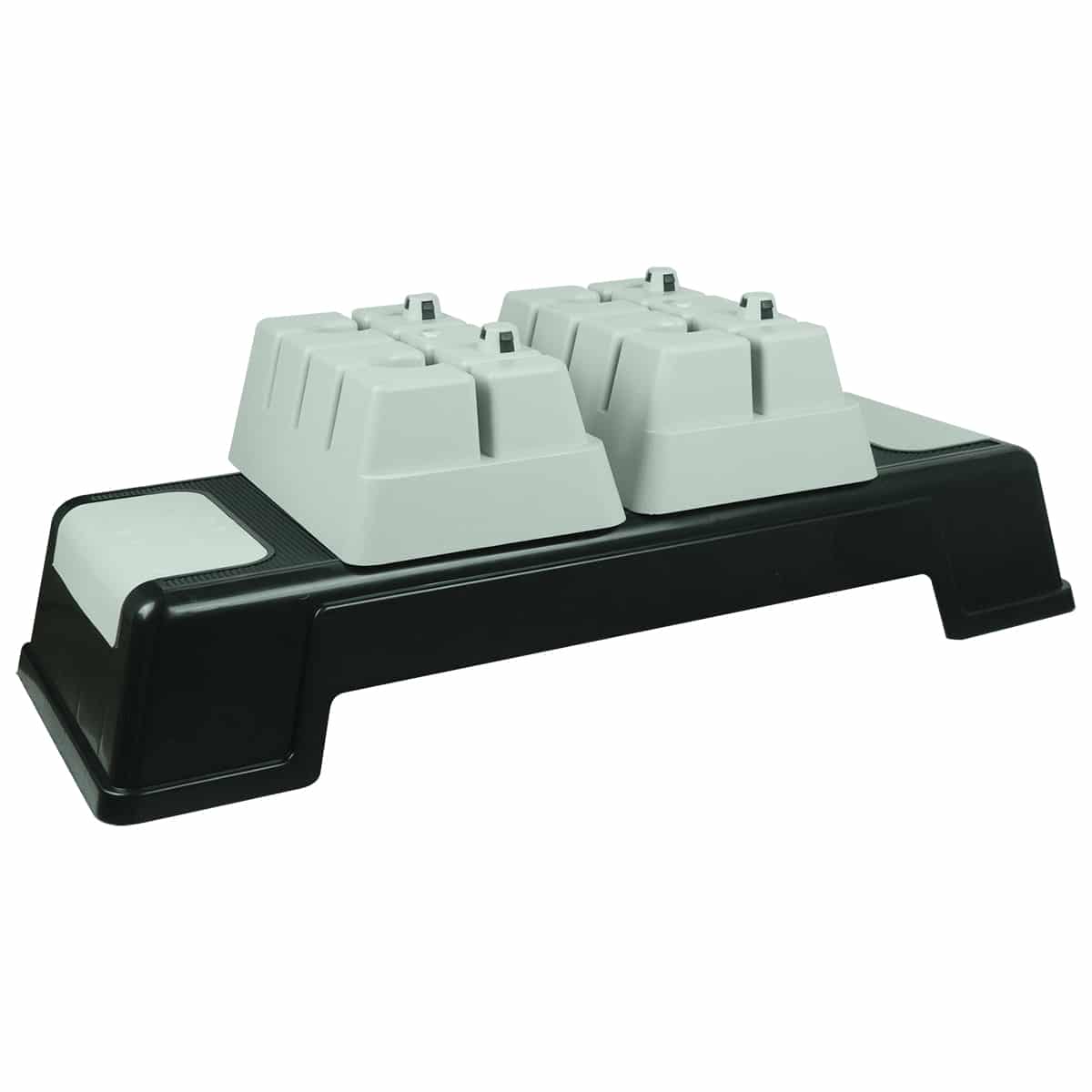 Step de fitness aerobic en PVC 70cm ajustable 3 niveaux 12 17 22 cm 4 1