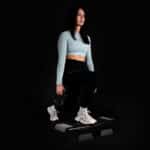 Step de fitness aerobic en PVC 70cm ajustable 3 niveaux 12 17 22 cm 6 1