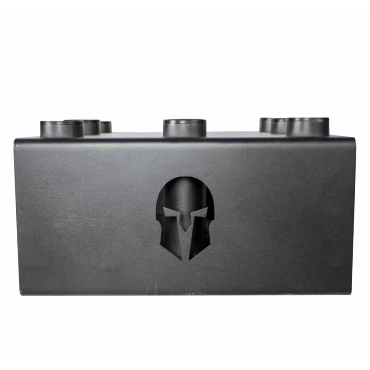 Verticale steun voor 9 zwart stalen dhalterstaven O 51mm 2