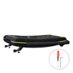 Curved steel treadmill without motor 2