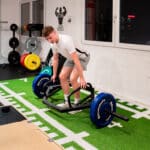 Barra olímpica de acero hexagonal 50mm 1