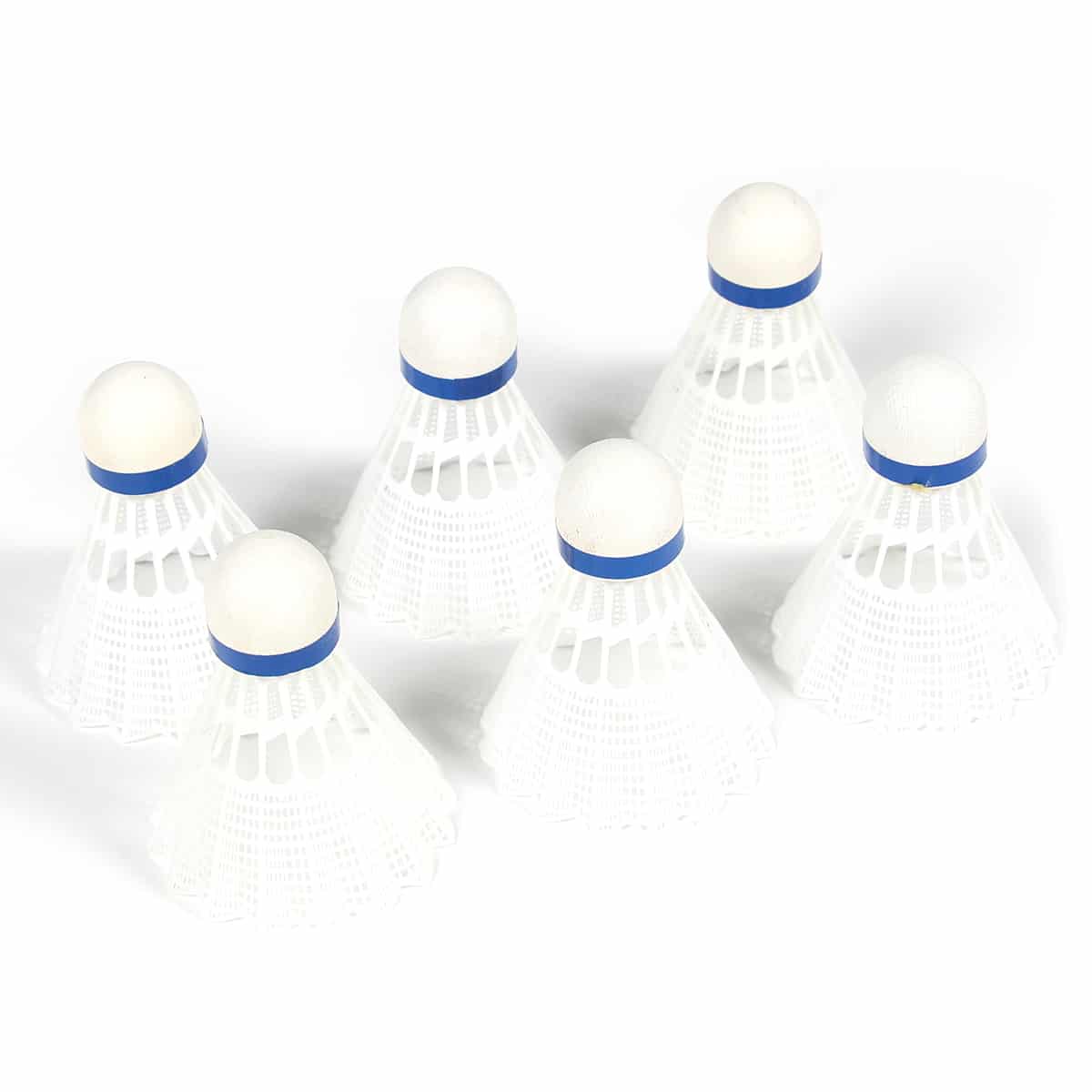 Volants de badminton en nylon entrainement et competition lot de 6 3