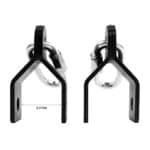 Fissaggio della struttura metallica della rastrelliera degli anelli ginnici in acciaio 1