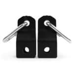 Fissaggio della struttura metallica della rastrelliera degli anelli ginnici in acciaio 2