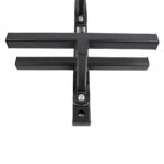 Aan de muur bevestigd stalen opbergrek voor gewichten 3