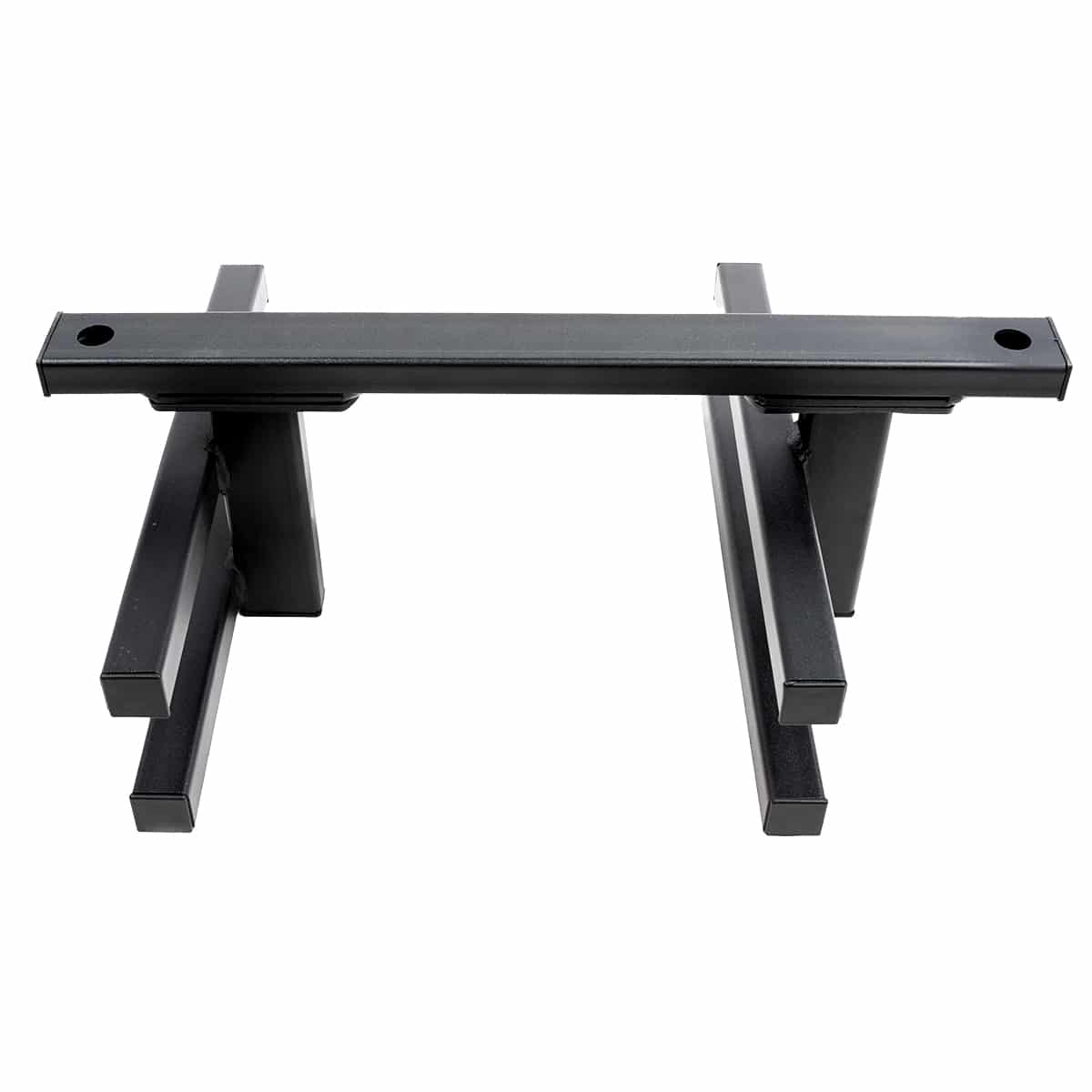 Stalen opbergrek voor gewichten aan de muur 7