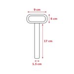 Long pin bolt for racks and rigs accessories