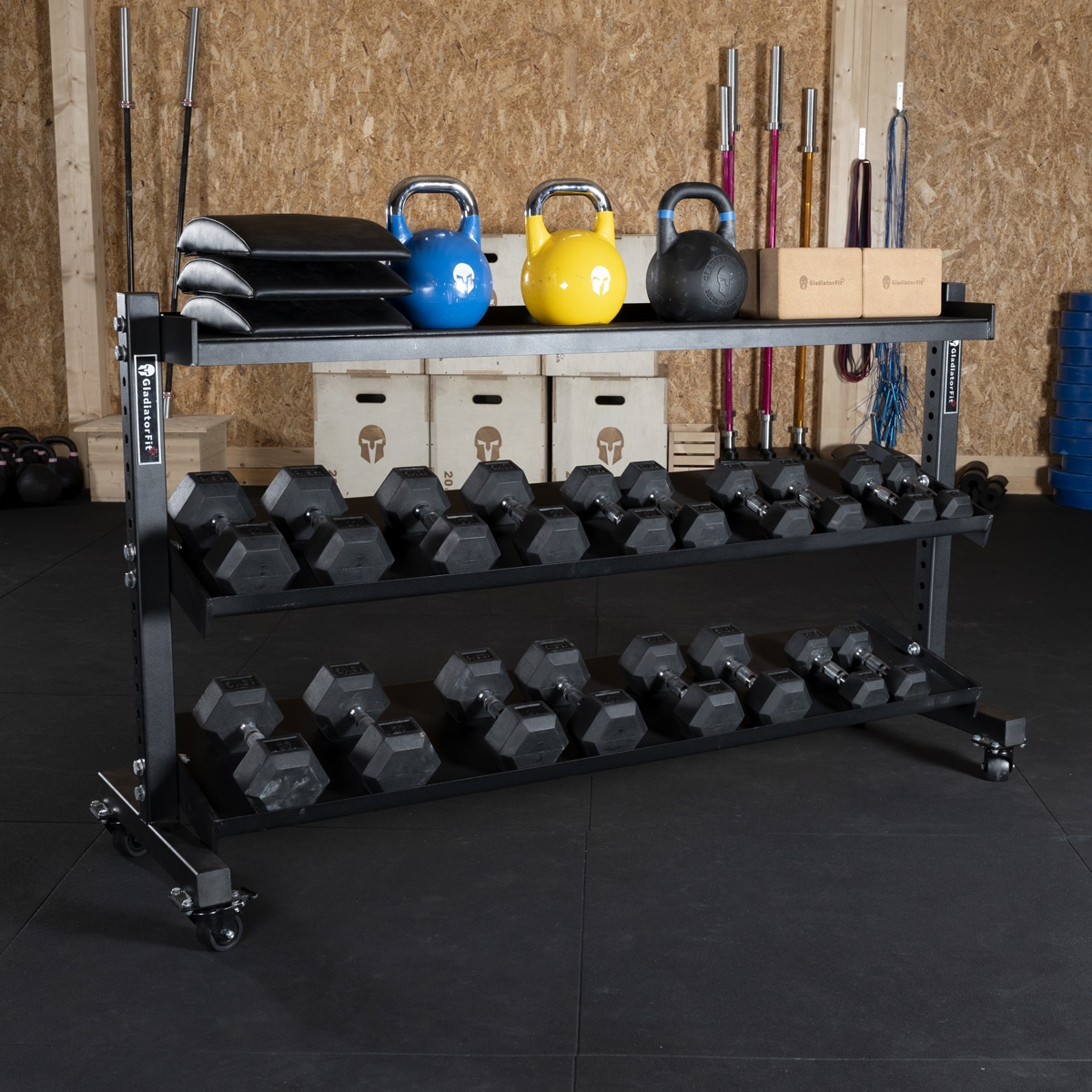 Multifunctional storage with wheels 5