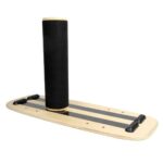 Wooden balance board with roller Wooden balance board with roller