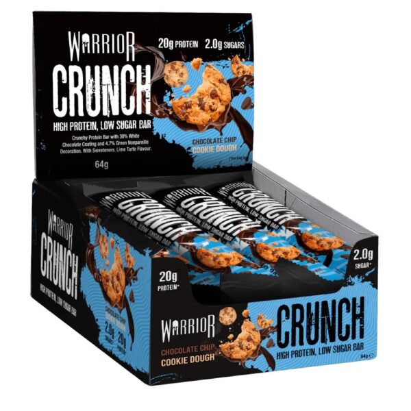 Warrior Crunch Bar choco chip cookie dough