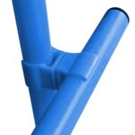 Poteaux en plastique avec plots et jalons pour entrainement agilite 3 piquets bleu 2 Poteaux en plastique avec plots et jalons pour entrainement agilite 3 piquets bleu 2