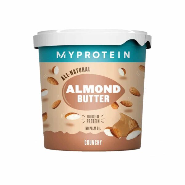 mantequilla de almendras myprotein crunchy