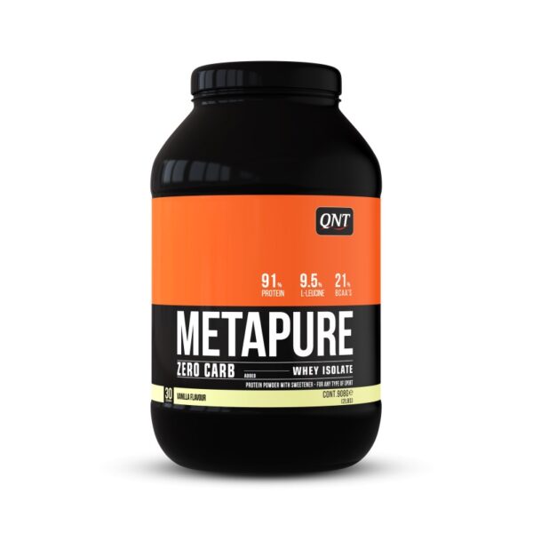 metapure wei-eiwitisolaat 908 g vanille