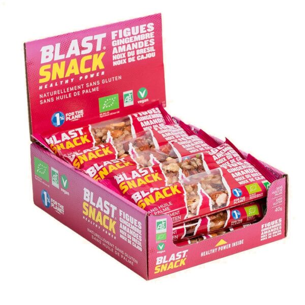 Barre protéinée Blast Snack 40g Blast (lot de 15) Figues
