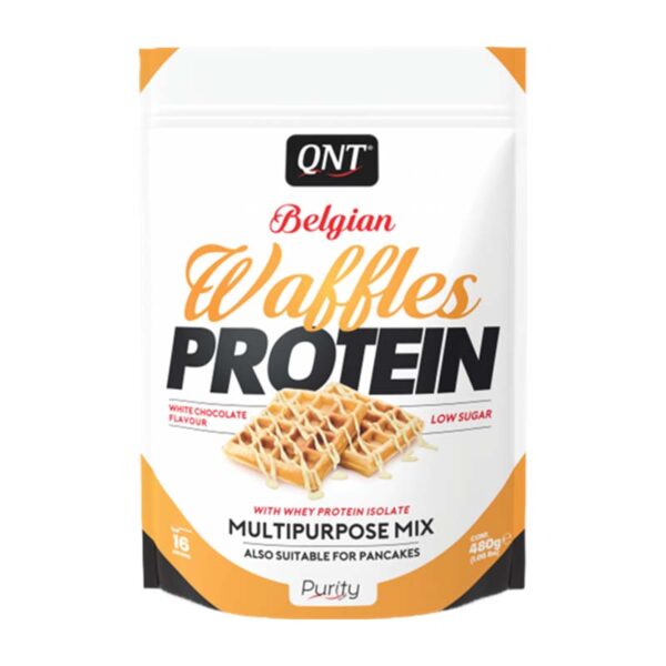 Gofres Belgas Proteicos 480gr QNT chocolate blanco