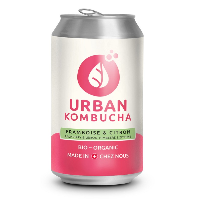 Té espumoso 33 cl Urban Kombucha (pack de 12) Limón frutos rojos