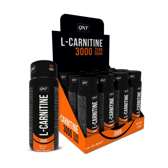 L carnitina shot 3000 mg 12x80ml qnt