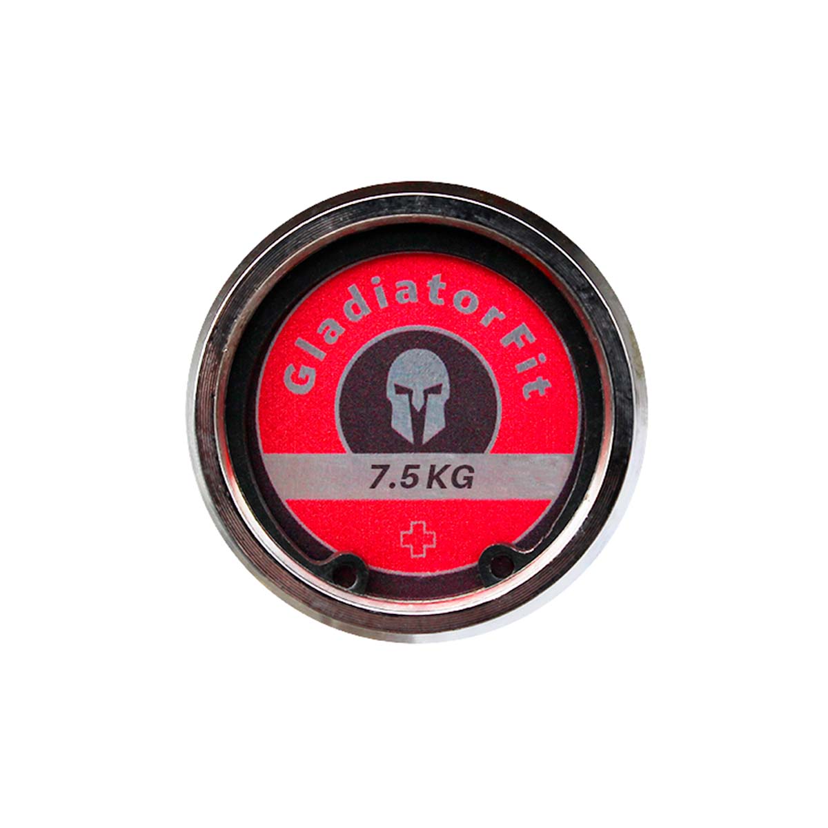 Barre musculation en aluminium 180cm alesage 50mm 2 stop disques Or 7.5Kg 2