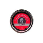 Barre musculation en aluminium 180cm alesage 50mm 2 stop disques Rose 7.5Kg 2