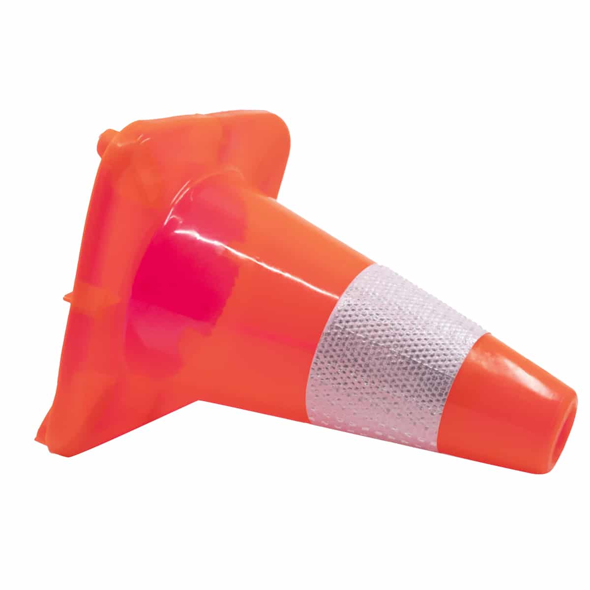 Multi-purpose PVC boundary marker cone 21x21x30 2