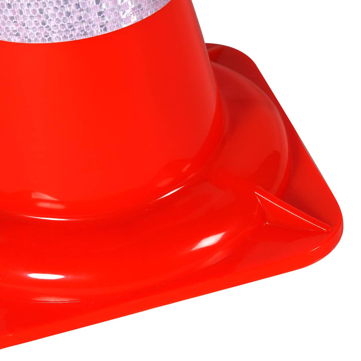 Multi-purpose PVC boundary marker cone 29x29x50 3