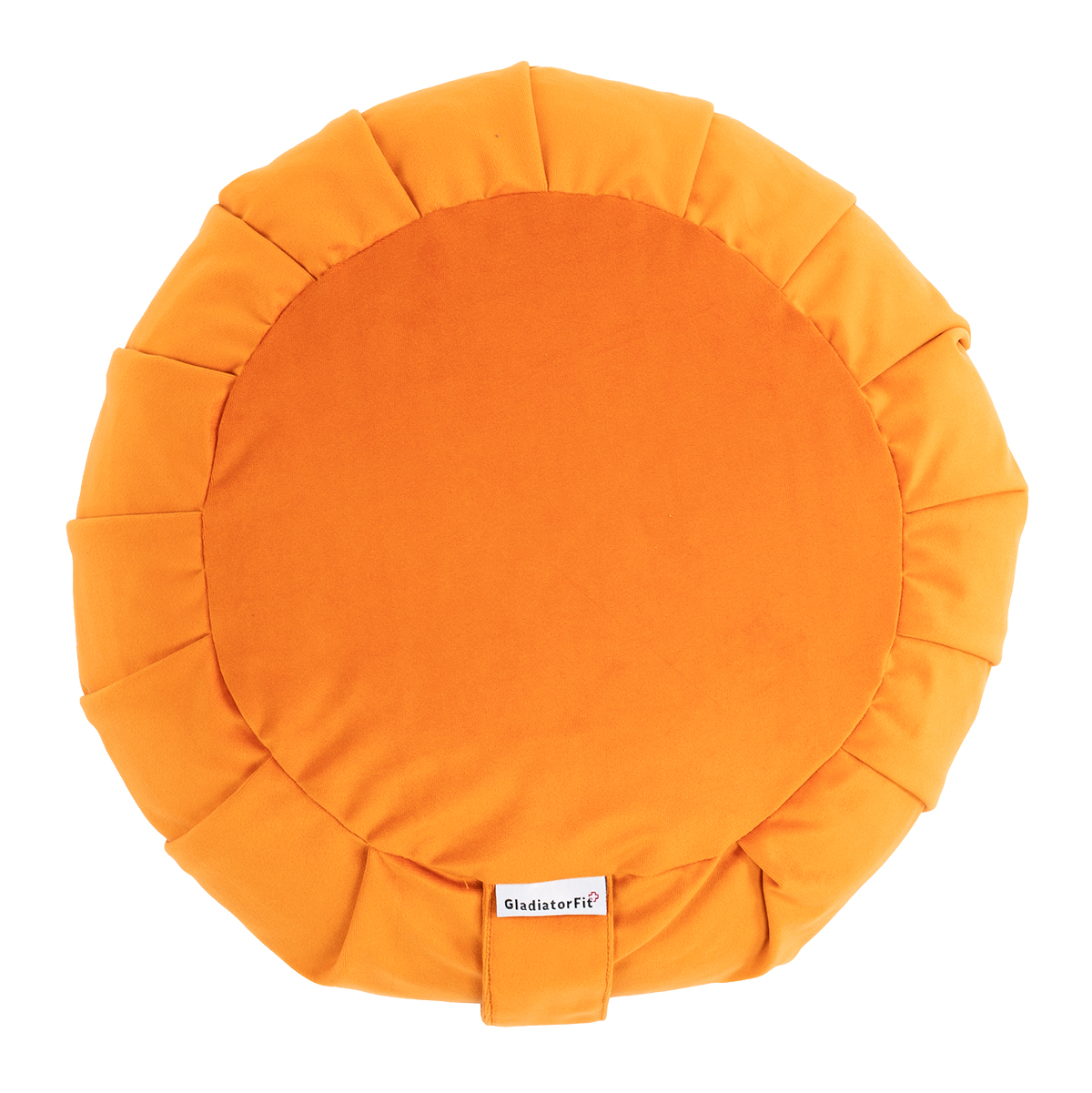 Coussin de metidation Zafu Zen en coton O 35cm Orange 2